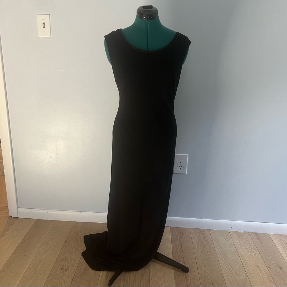 Saks Fifth Avenue The Works Black Maxi Dress
